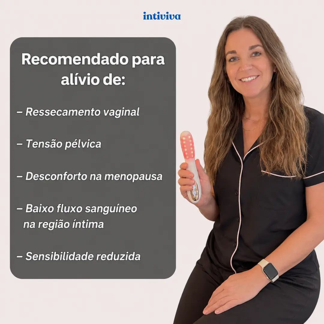 Intiviva Dispositivo de Rejuvenescimento Vaginal com Luz Vermelha