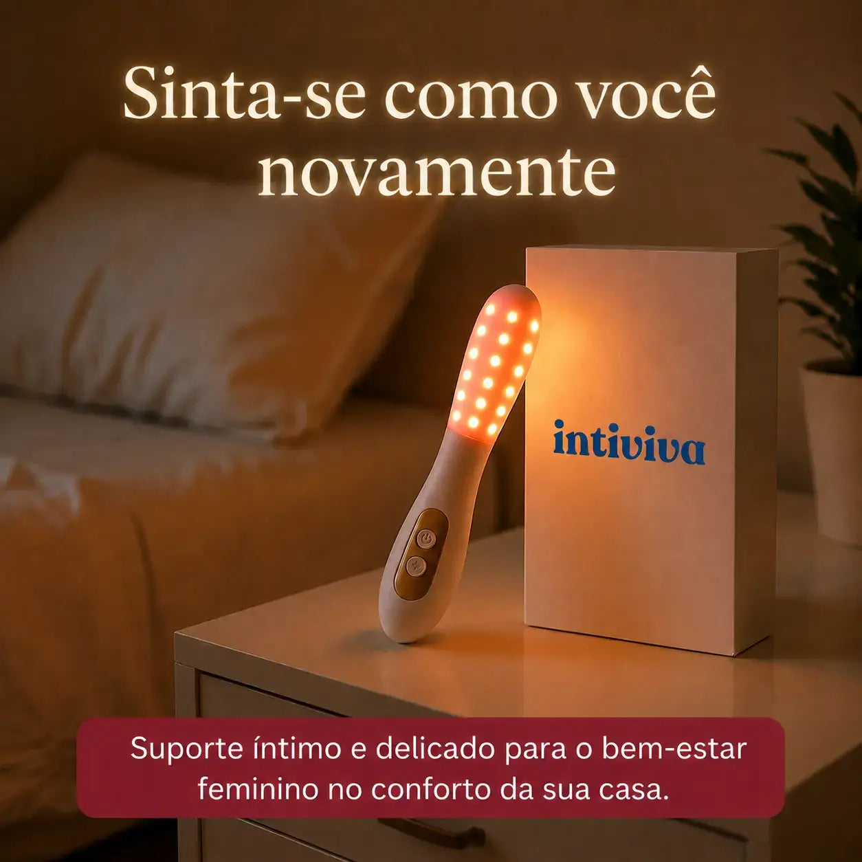 Intiviva Dispositivo de Rejuvenescimento Vaginal com Luz Vermelha
